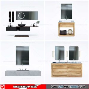 Washbasin - Sketchup Models By Cuong Covua