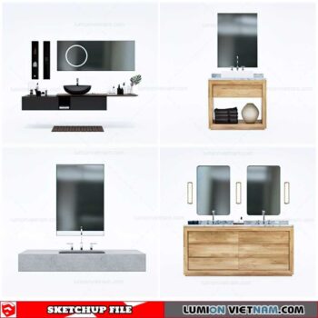 Washbasin - Sketchup Models By Cuong Covua