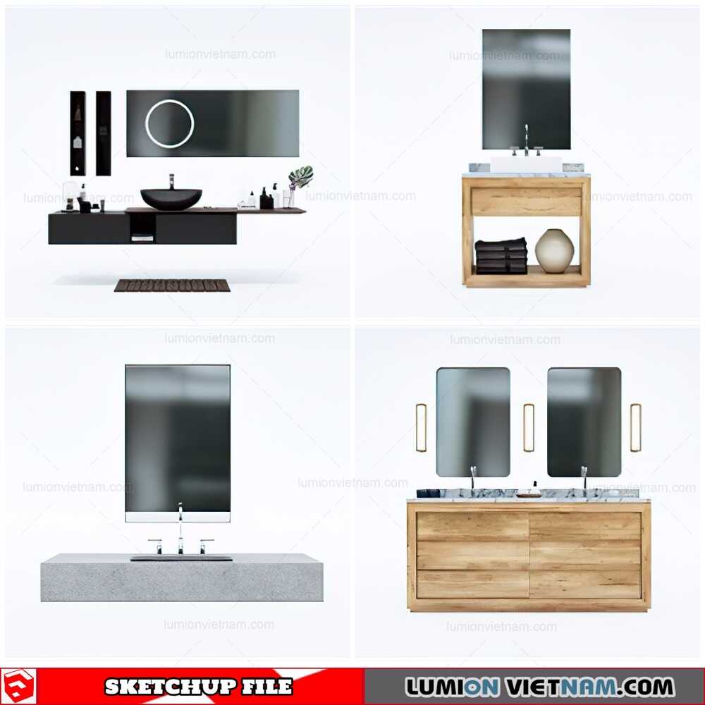 220325-Washbasin-(14)-Sketchup-Models