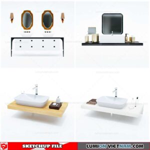 Washbasin - Sketchup Models By Cuong Covua