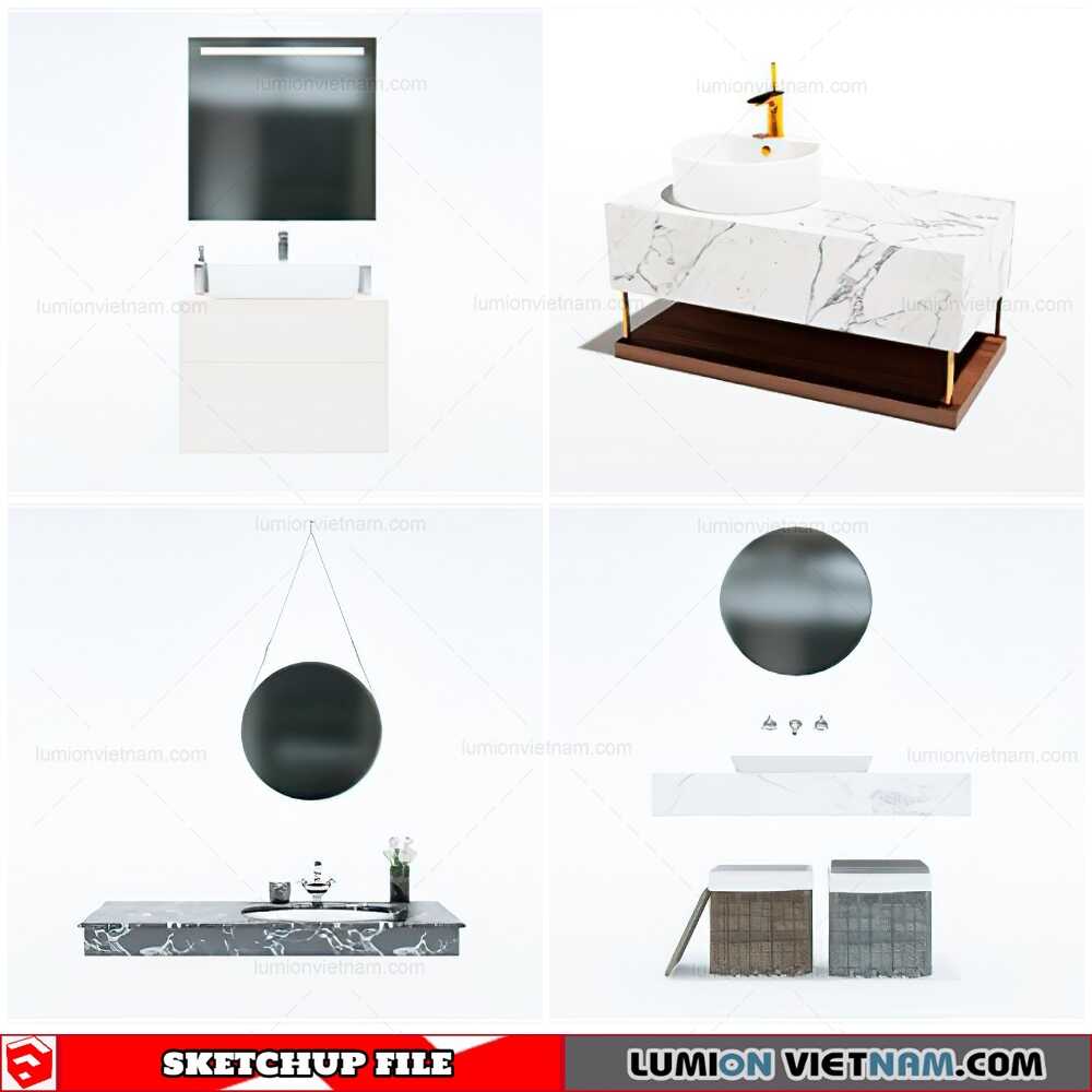 220325-Washbasin-(16)-Sketchup-Models