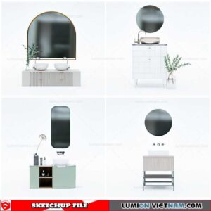 Washbasin - Sketchup Models By Cuong Covua