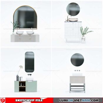Washbasin - Sketchup Models By Cuong Covua