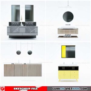 Washbasin - Sketchup Models By Cuong Covua