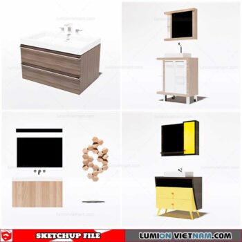 Washbasin - Sketchup Models By Cuong Covua