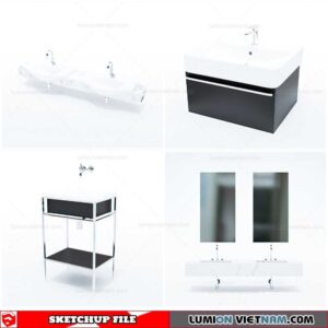 Washbasin - Sketchup Models By Cuong Covua