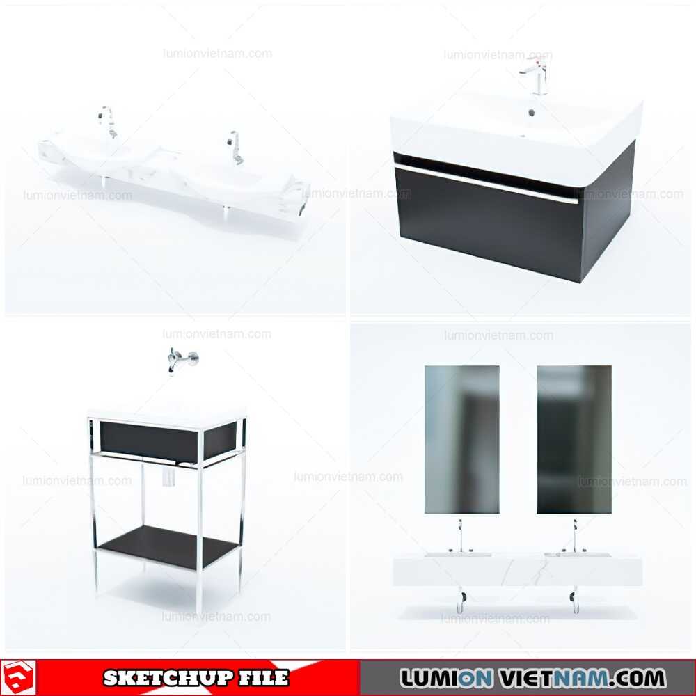 220325-Washbasin-(20)-Sketchup-Models