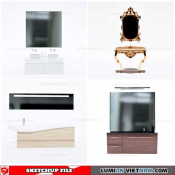 Washbasin - Sketchup Models By Cuong Covua