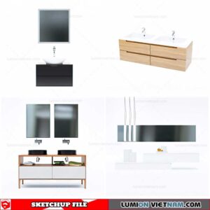 Washbasin - Sketchup Models By Cuong Covua