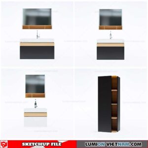Washbasin - Sketchup Models By Cuong Covua