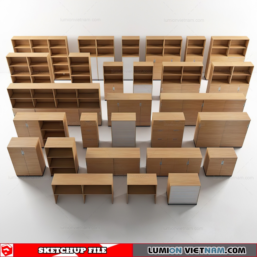 Display Cabinets Sketchup Models