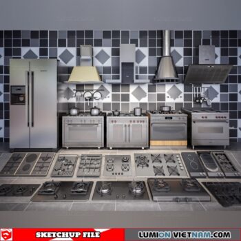Kitchen Appliances - Sketchup Models
