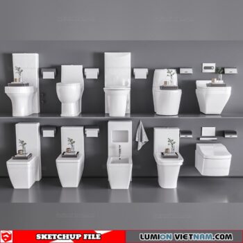 Toilet - Sketchup Models