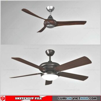 Ceiling Fans - Sketchup Models By Dathouzz