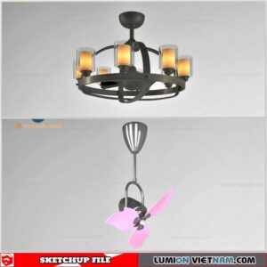 Ceiling Fans - Sketchup Models By Dathouzz
