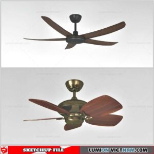 Ceiling Fans - Sketchup Models By Dathouzz