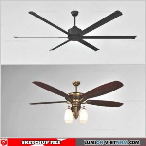 Ceiling Fans - Sketchup Models By Dathouzz
