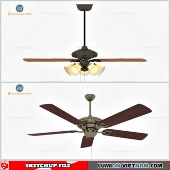 Ceiling Fans - Sketchup Models By Dathouzz