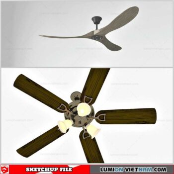 Ceiling Fans - Sketchup Models By Dathouzz