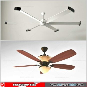 Ceiling Fans - Sketchup Models By Dathouzz