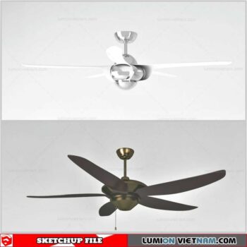 Ceiling Fans - Sketchup Models By Dathouzz