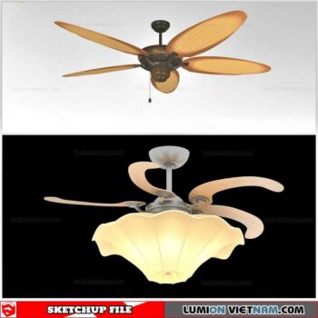 Ceiling Fans - Sketchup Models By Dathouzz