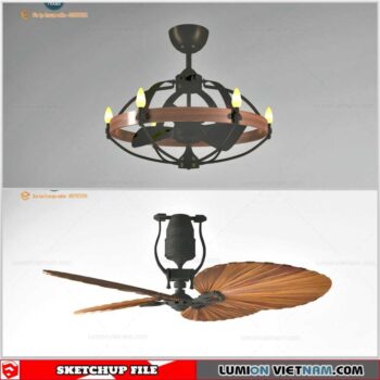 Ceiling Fans - Sketchup Models By Dathouzz