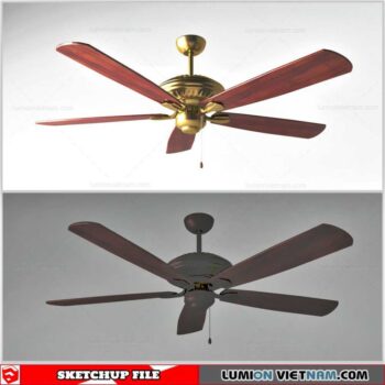 Ceiling Fans - Sketchup Models By Dathouzz