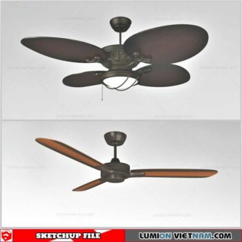 Ceiling Fans - Sketchup Models By Dathouzz