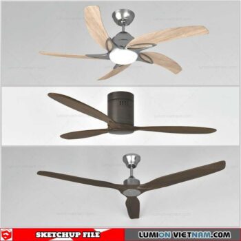 Ceiling Fans - Sketchup Models By Dathouzz