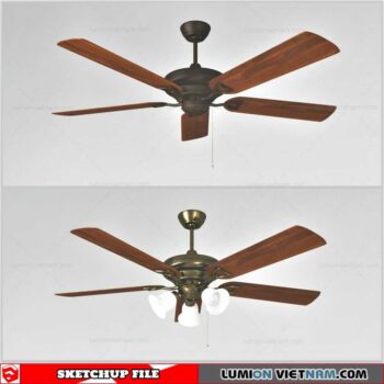 Ceiling Fans - Sketchup Models By Dathouzz
