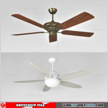 Ceiling Fans - Sketchup Models By Dathouzz