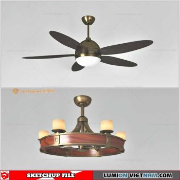 Ceiling Fans - Sketchup Models By Dathouzz