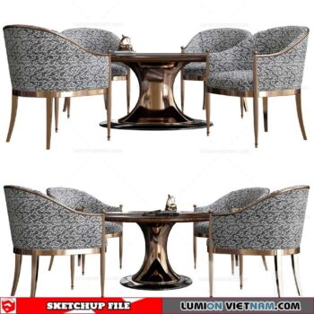 Dining Table - Sketchup Models By Dung Tran