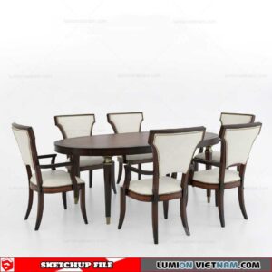 Dining Table - Sketchup Models By Dung Tran