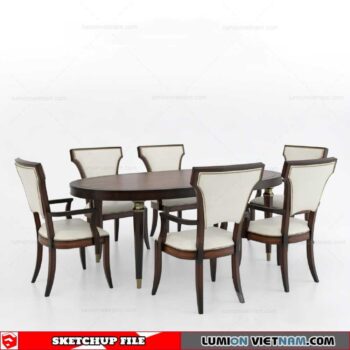 Dining Table - Sketchup Models By Dung Tran