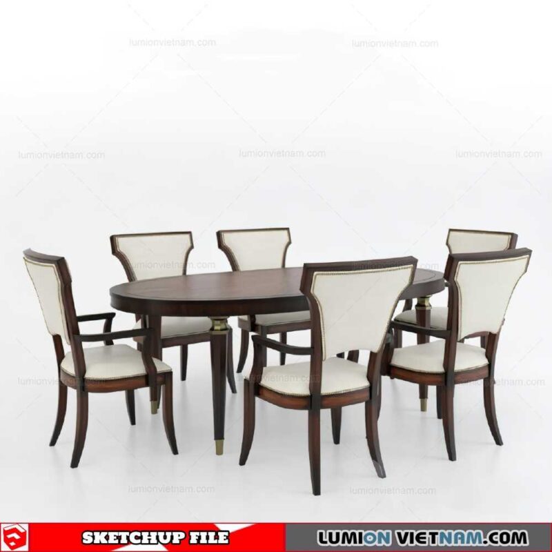 Dining Table - Sketchup Models By Dung Tran