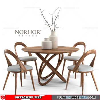Dining Table - Sketchup Models By Dung Tran