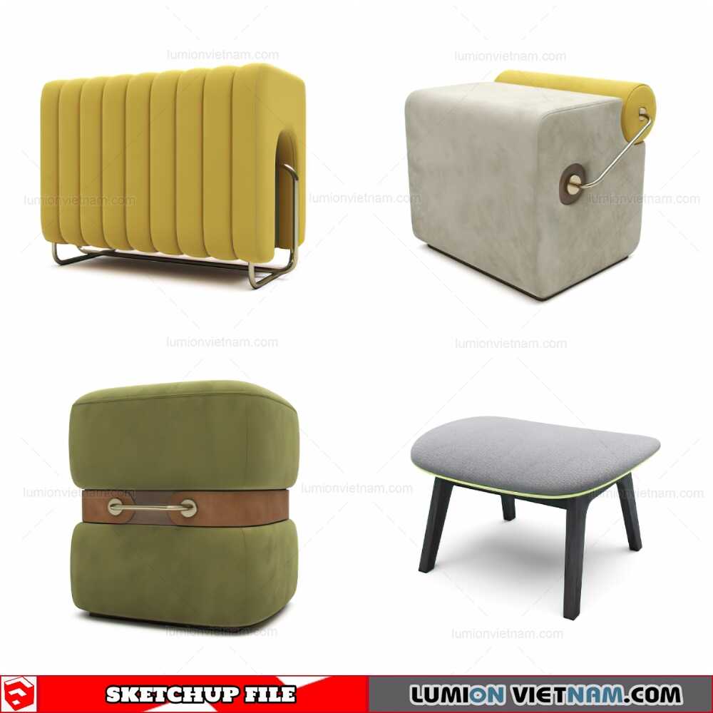 220428-Chair-By-Cuong-Covua-(11)-Sketchup-Models