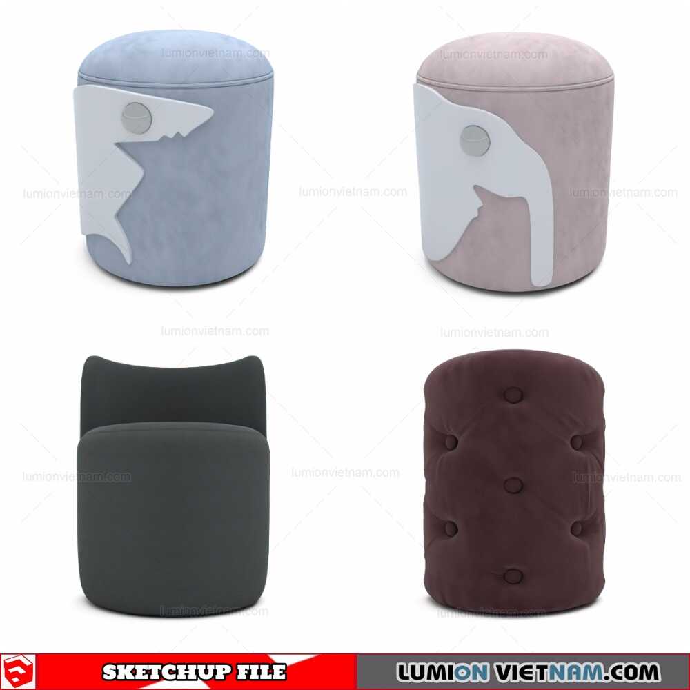 220428-Chair-By-Cuong-Covua-(3)-Sketchup-Models