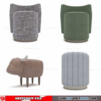 Chair - Sketchup Models By Cuong Covua