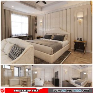 Apartment - Sketchup Interior Scene By Dang Viet Chau