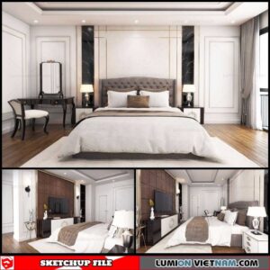 Bedroom - Sketchup Interior Scene By Vu Duc Anh