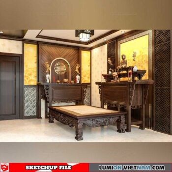 Altaroom - Sketchup Interior Scene By Nguyen Dinh Quoc