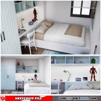 Children’s Room - Sketchup Interior Scene By Nguyen Van Thuyen