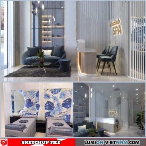 Spa - Sketchup Interior Scene By Tran Huy
