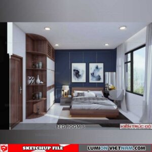 Bedroom - Sketchup Interior Scene By My Trinh Arc