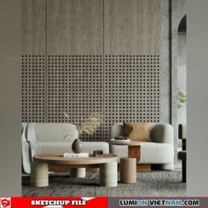 Apartment - Sketchup Interior Scene By Vi Phan Phan