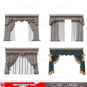 Curtains - Sketchup Models