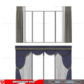 Curtains - Sketchup Models